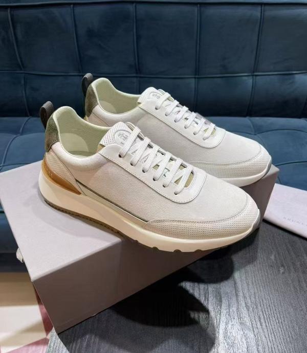 브*** 쿠치넬리 카키탭 스니커즈