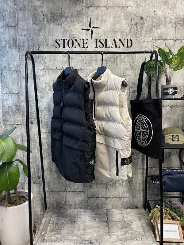 스* 포인트지퍼 크링클 패딩조끼