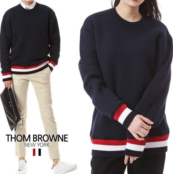 톰* 최신상 삼선텝 라이닝 커플 맨투맨