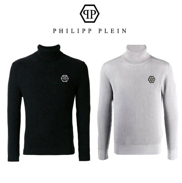 필* 플레이트 골지 터틀넥