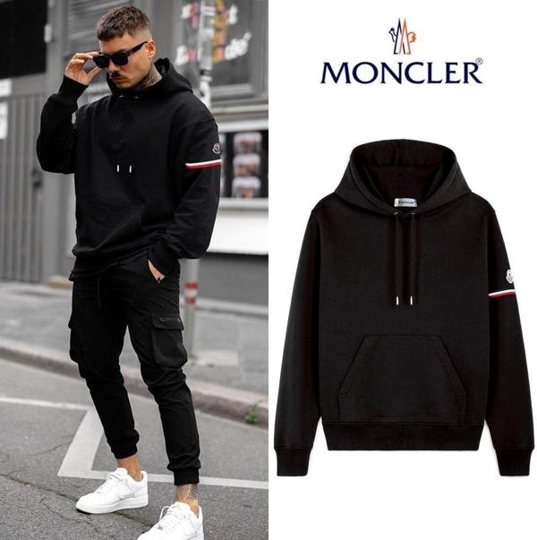 삼선 암밴딩 커플 후드