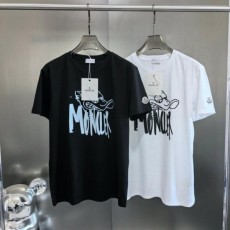 덕 모티프 레터링로고 프린트 반팔티셔츠