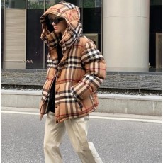 버** 수입 록웰 체크 투웨이 패딩