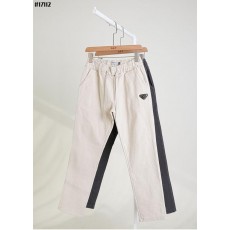 프** 삼각 로고 기모 본딩 소프트 코튼 팬츠