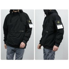 스* 와펜패치 이중아노락 자켓