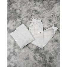 특기모 엠보자수 후드 조거셋트