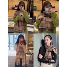 구* 체크 양면 머플러