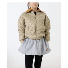 미*** 수입 테크니컬 패브릭 퀄팅 코듀로이 칼라 자켓