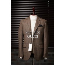 구* NoT4120 체크 울블레이저 헤링본 싱글자켓