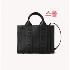 끌** 부드러운 가죽 WOODY 스몰 토트백