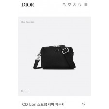 디* CD Icon 스트랩 지퍼 파우치 풀박스