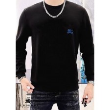 버** 블루기사로 빈티지레터링 백로고 밍크양기모 티셔츠