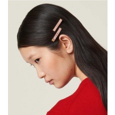 미*** 에나멜 메탈 헤어 클립 2개 세트
