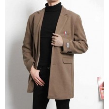 톰* 헤비 멜톤 모직 코트