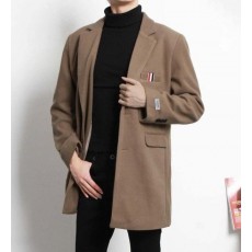 톰* 헤비 멜톤 모직 코트