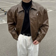 폴* 빈티지 레더 자켓