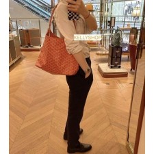 고** 고급 보헴 호보백 오렌지