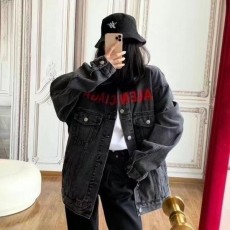 발**** 로고 데님자켓