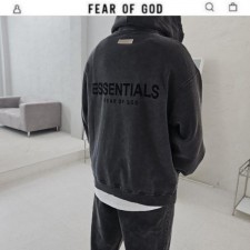 피**** 에센셜 피그먼트 오버핏 후드집업