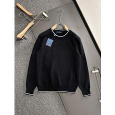 루* 모노 자카드 라운드 니트남녀공용