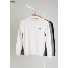 메* 키츠네 그레이 폭스 헤드 코튼 니트 풀오버
