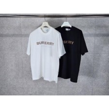 버** 워싱 체크로고 티셔츠