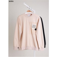 메* 마르지엘라 넘버링 니트 콤비 크루넥 맨투맨 티셔츠