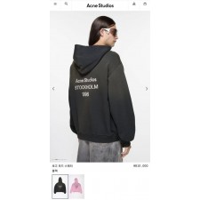 아** 백로고 루즈 워싱 데미지 후드
