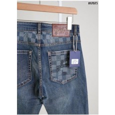루* LV 참 모노그램 슬림핏 데님 팬츠