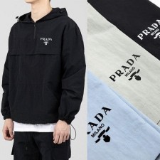 프** 밀라노로고 후드 아노락