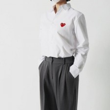 꼼* 하트 화이트 셔츠
