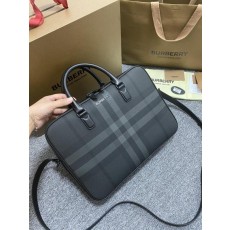 버** 체크블랙 서류 가방