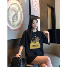 펜* 바구니 쇼핑 반팔티