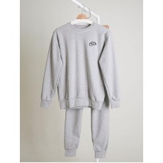 나** 저스트 두 잇 그래픽 맨투맨 티셔츠  테리 카고 조거 팬츠 셋