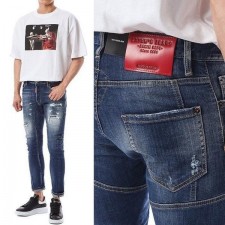 디**** 케이튼 레더 레드 패치 타이티 바이커진