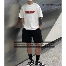 알** EA7 시리즈 프린팅 티셔츠