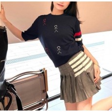 톰* 멀티피플 반팔라운드니트(9900)