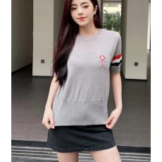 톰* 투걸 라운드 반팔 니트 (9895)