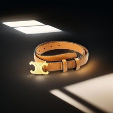 셀** 트리오페 로고 금장 여성 벨트