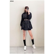 루* 지퍼 야상(벨트포함)