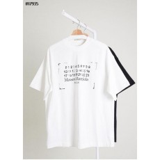 메* 마르지엘라 데미지 넘버링 프린트 오버사이즈 코튼 반팔 티셔츠