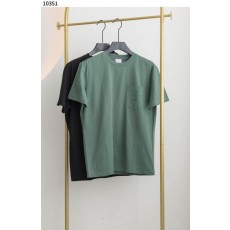 벨** 남성 포켓 패치 라운드 티셔츠