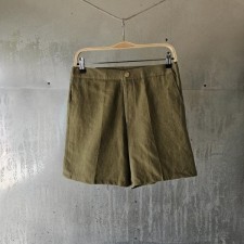 띠** 린넨 반바지 (카키)