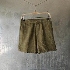 띠** 린넨 반바지 (카키)