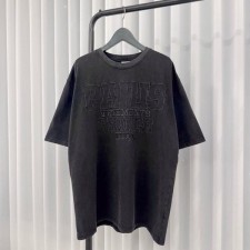 베** XXXL 자수 반팔 티셔츠