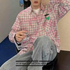보** 5레비스 체크 남방 셔츠