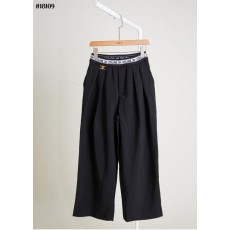 셀** 트리옹프 밴딩 핀턱 와이드 팬츠