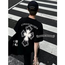 크* 백 십자가 포인트 티셔츠