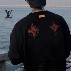루* 빈티지 낙서 긴팔티셔츠 (시보리없음)