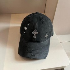 크* 워싱 시그니처 트원 십자가 모자